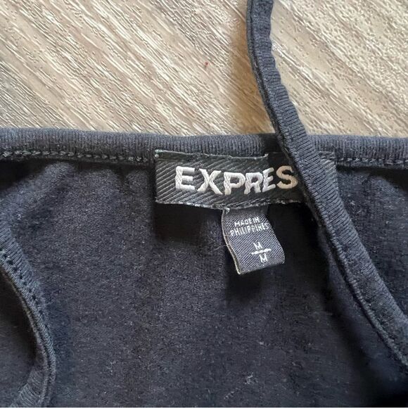 Express Basic Black Cami - Picture 3 of 4